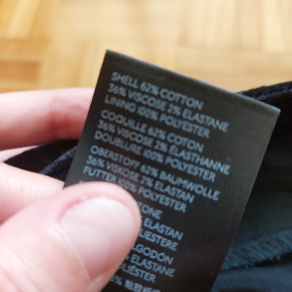 Free people women's walk with you velvet trousers in black flare  bootcut size 6 - Picture 5 of 9